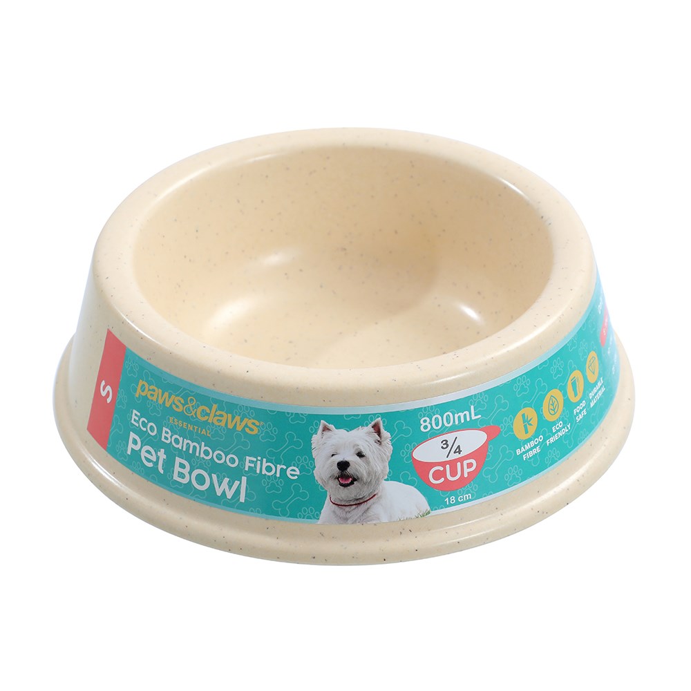 Bamboo Fibre Pet Bowl 800ml