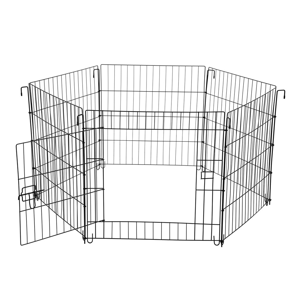 Pet Play Pen 6 Sided Med