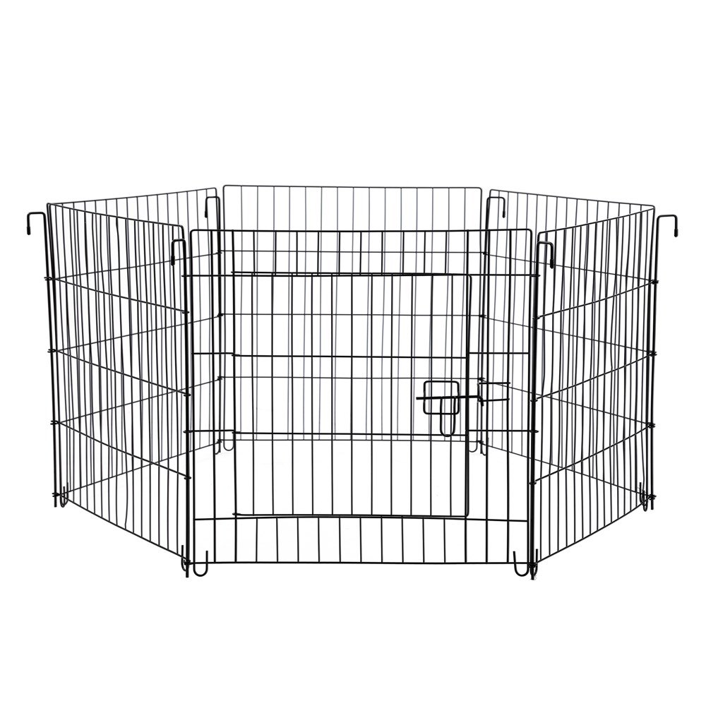 Pet Play Pen 6 Sided Med