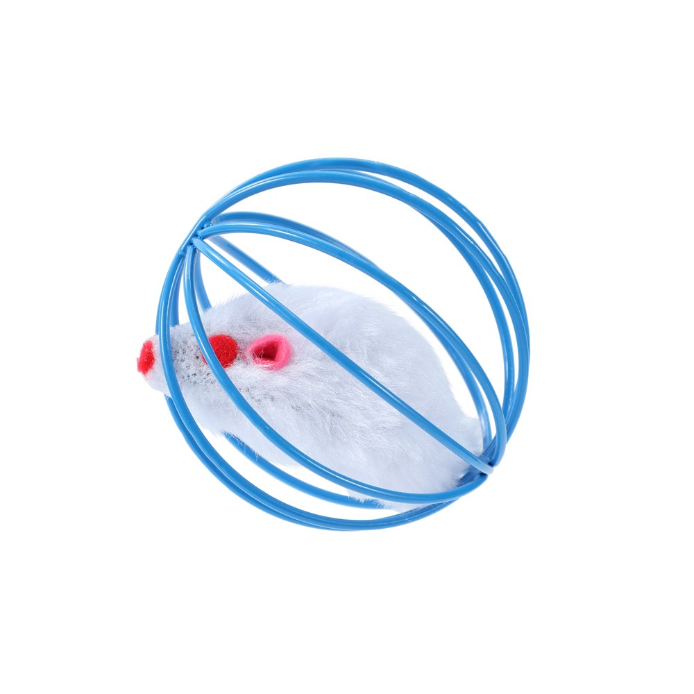 Wire Ball & Mouse Cat Toy