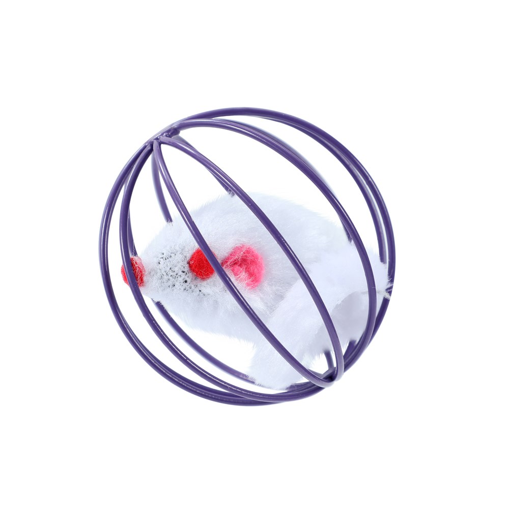 Wire Ball & Mouse Cat Toy