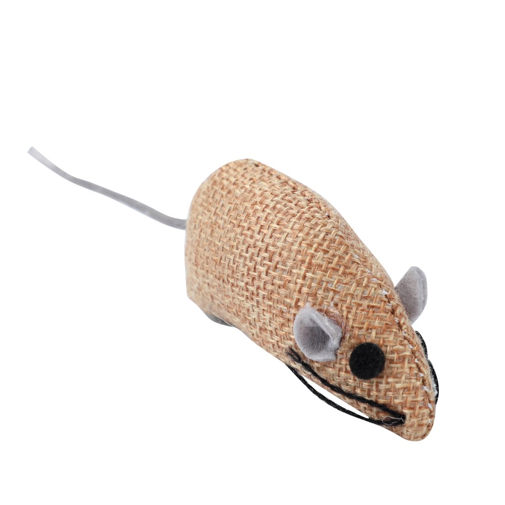 Canvas Mouse Cat Toy 3pk