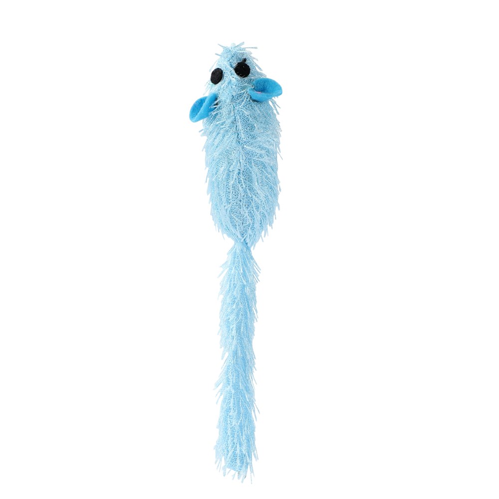 Furry Long-Tail Mouse Cat Toy