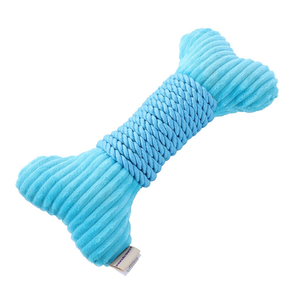 Roped-Up Plush Bone Aqua