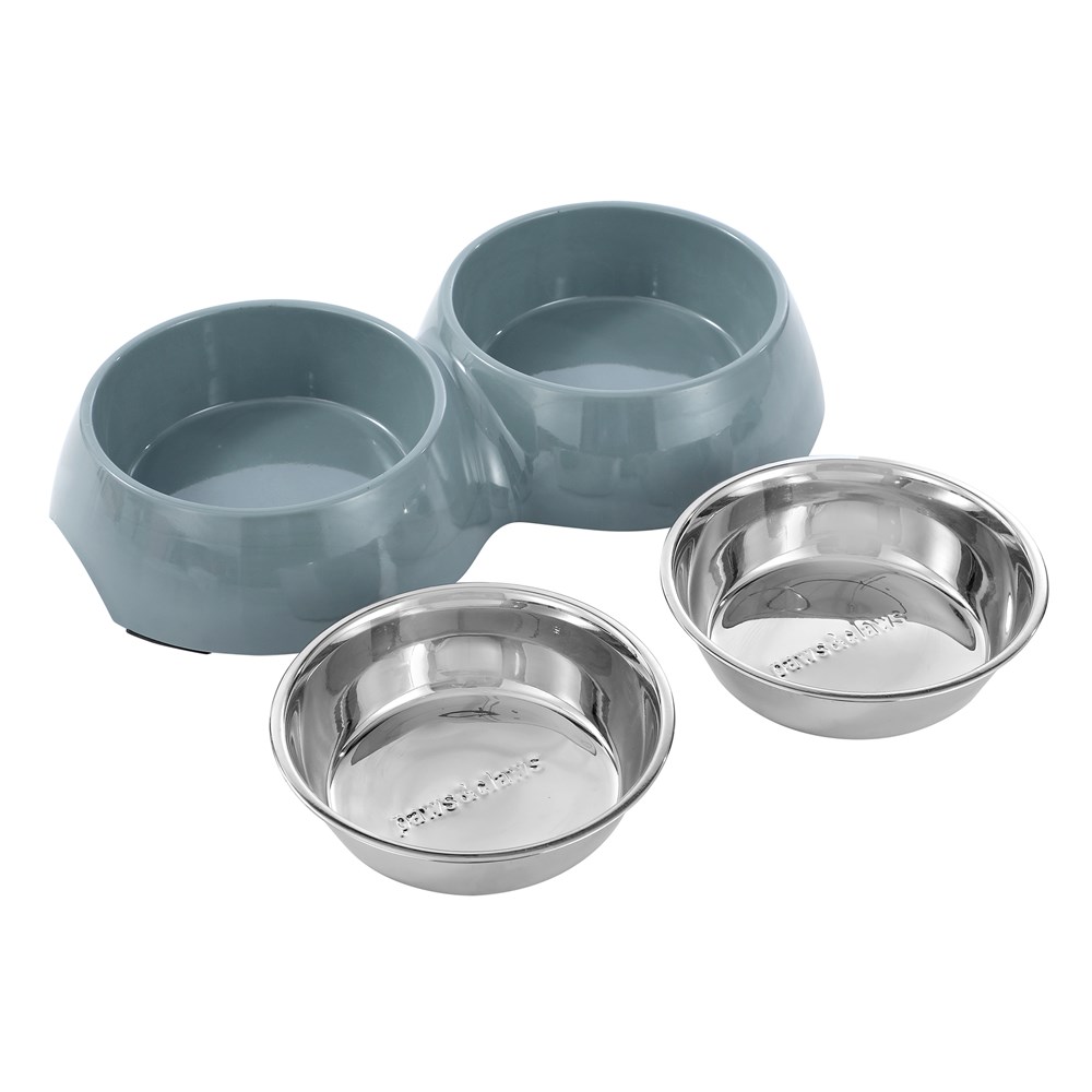 Melamine Double Pet Bowl