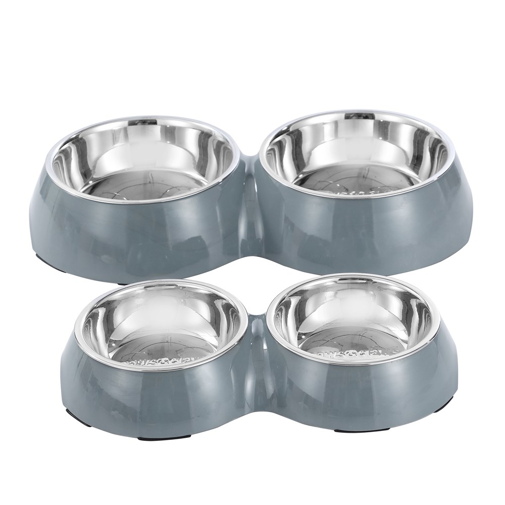 Melamine Double Pet Bowl