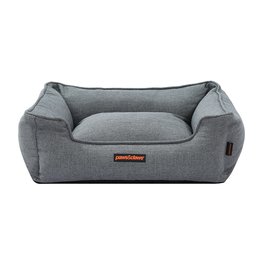 Pia Walled Pet Bed Med Grey