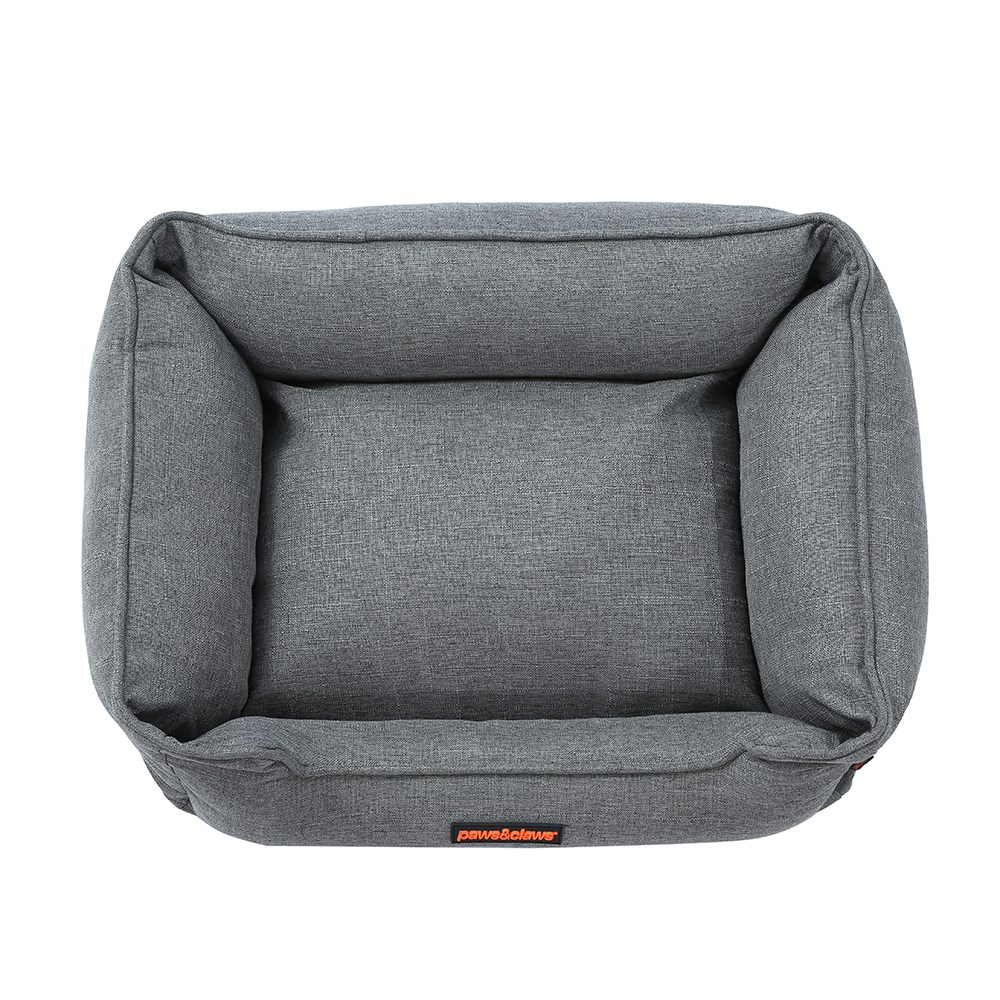 Pia Walled Pet Bed Med Grey