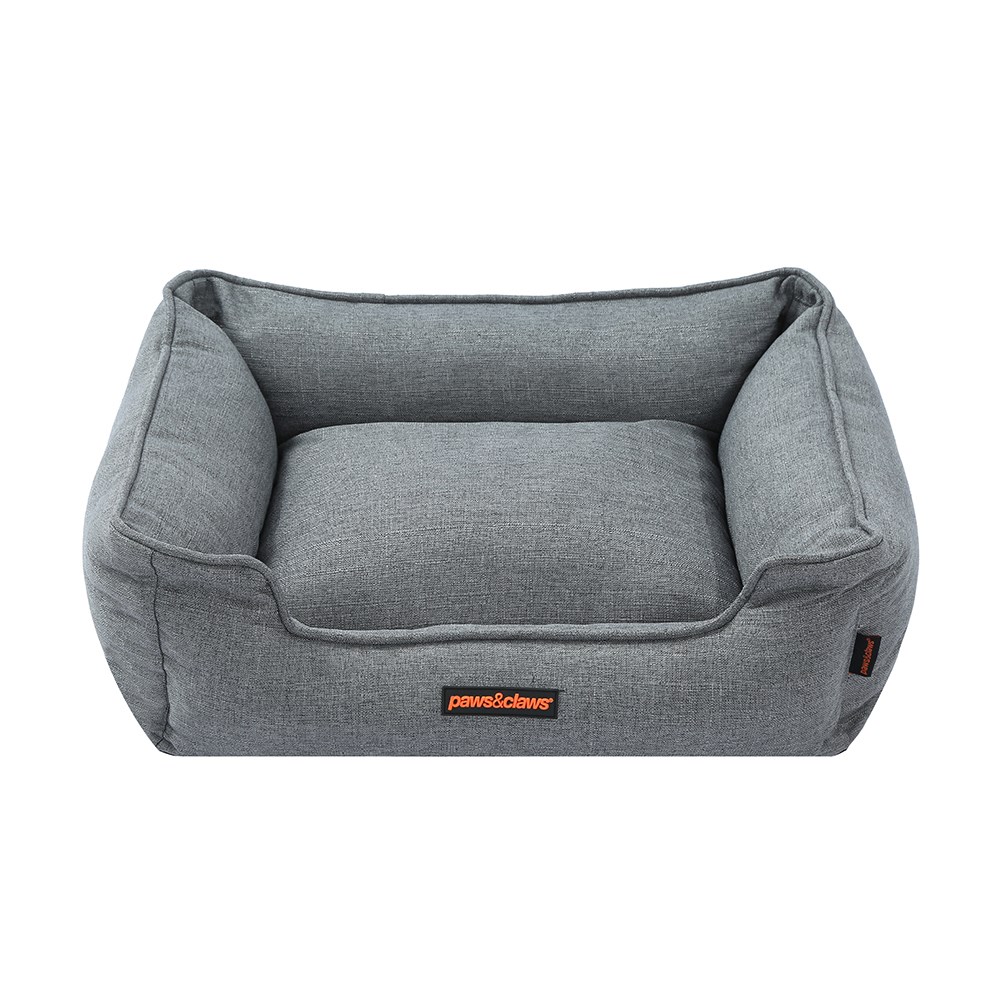 Pia Walled Pet Bed Med Grey