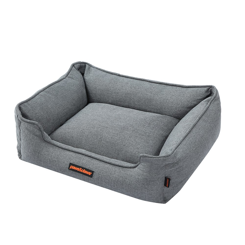 Pia Walled Pet Bed Med Grey