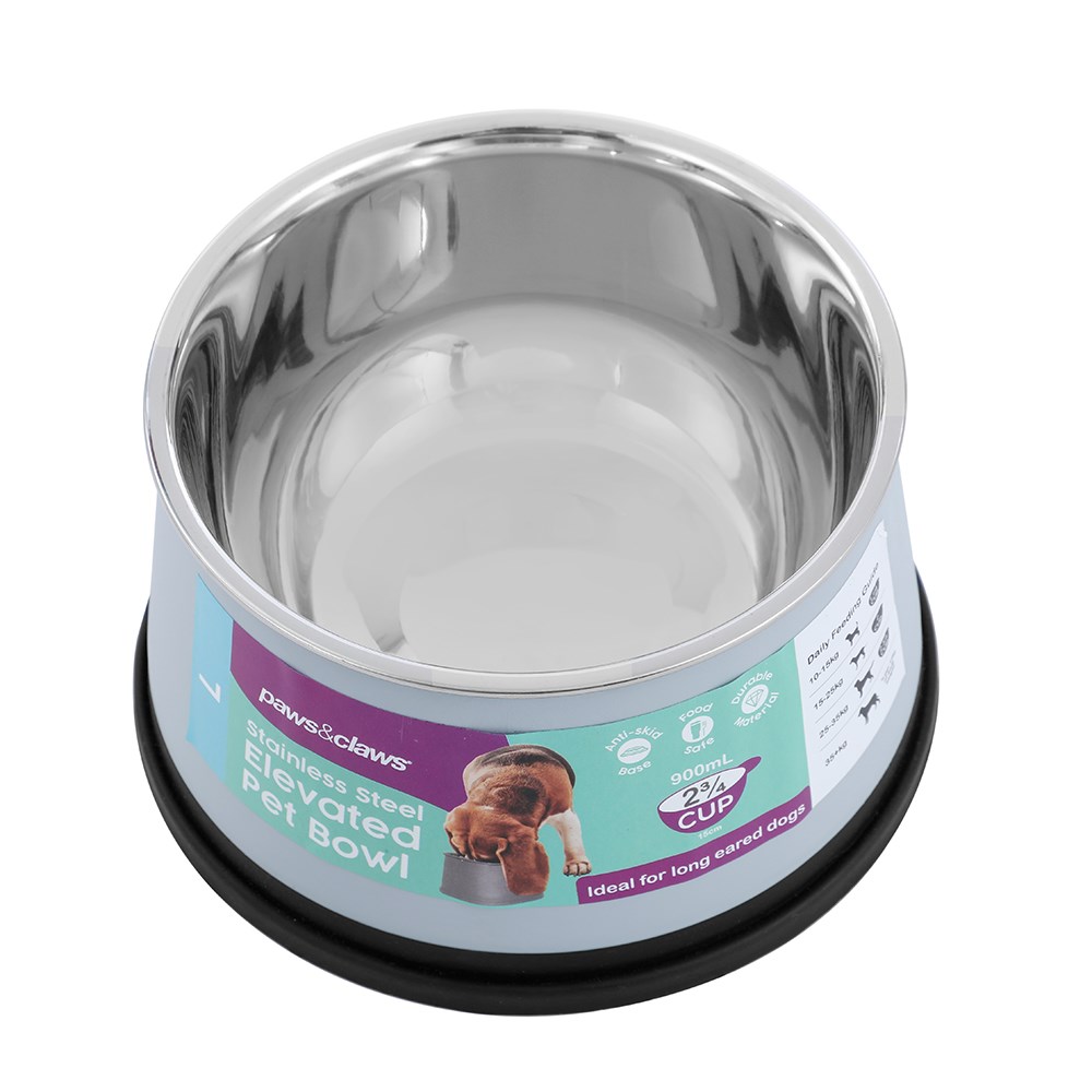 Elevated Pet Bowl S/Steel
